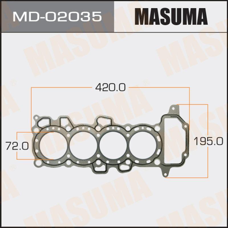 Прокладка Головки блоку MASUMA MD02035