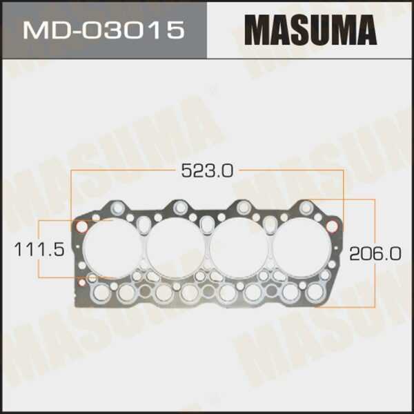 Прокладка Головки блока MASUMA MD03015