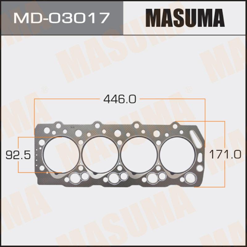 Прокладка Головки блоку MASUMA MD03017