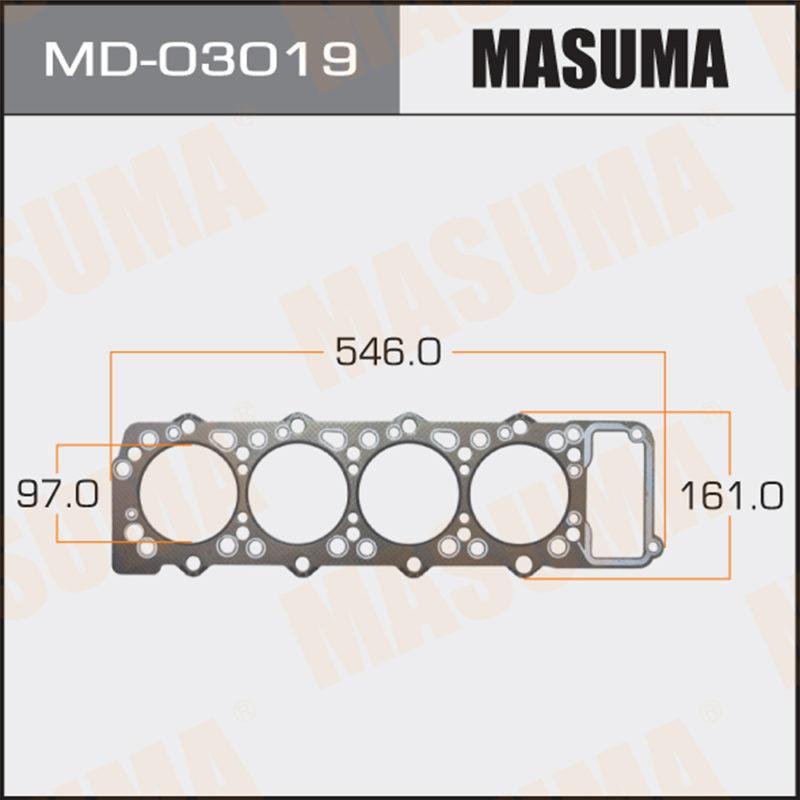 Прокладка Головки блоку MASUMA MD03019