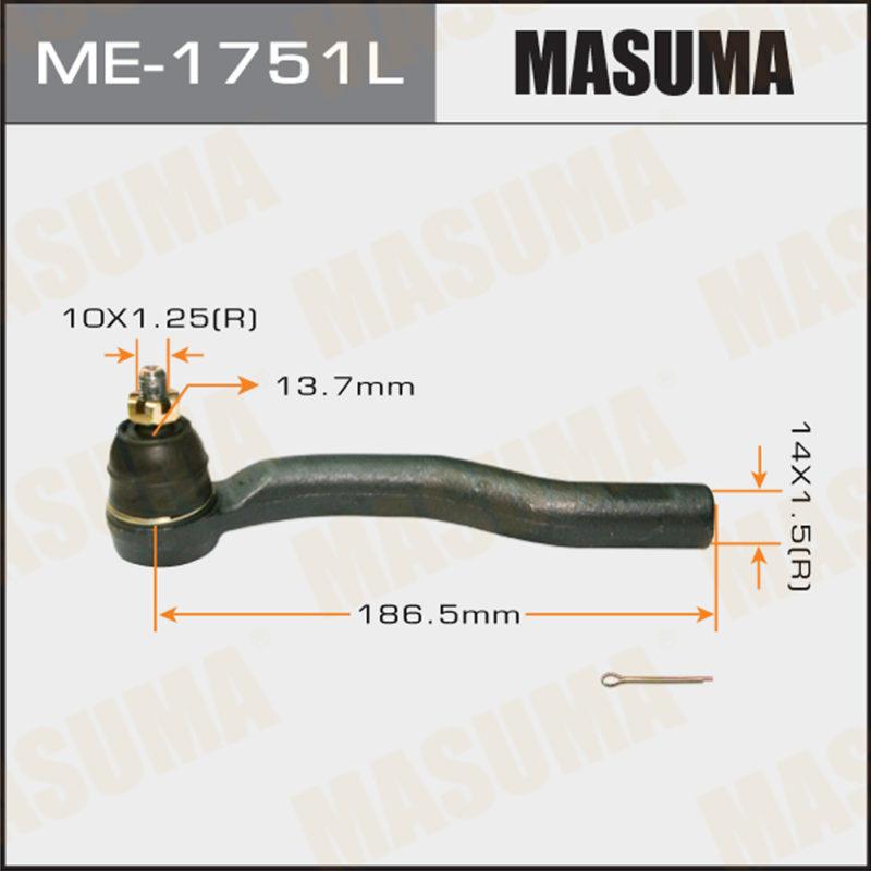 Накінечник кермової тяги MASUMA ME1751L