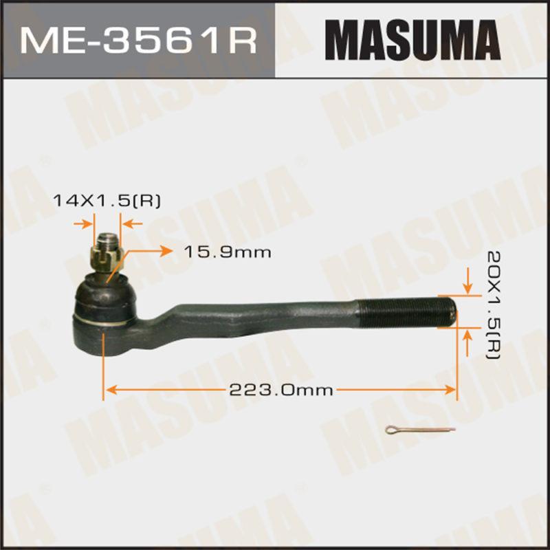 Наконечник кермової тяги MASUMA ME3561R