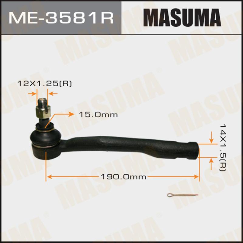 Наконечник кермової тяги MASUMA ME3581R