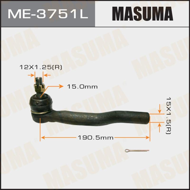 Накінечник кермової тяги MASUMA ME3751L