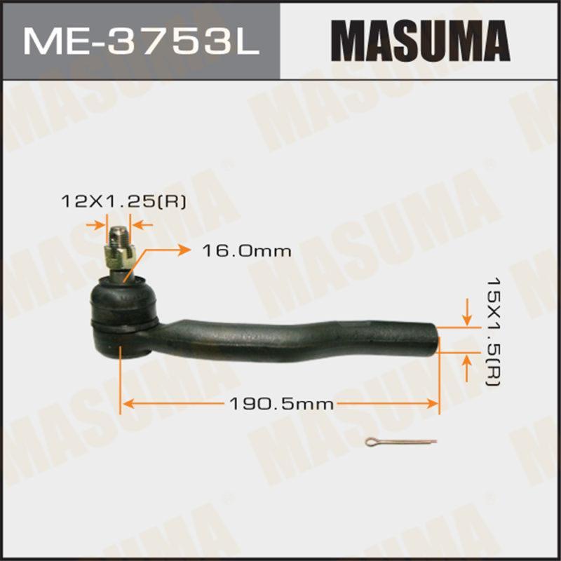Наконечник кермової тяги MASUMA ME3753L