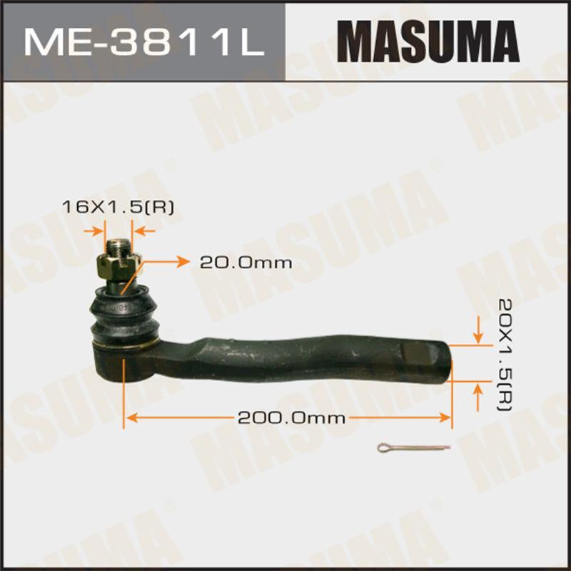 Наконечник кермової тяги MASUMA ME3811L