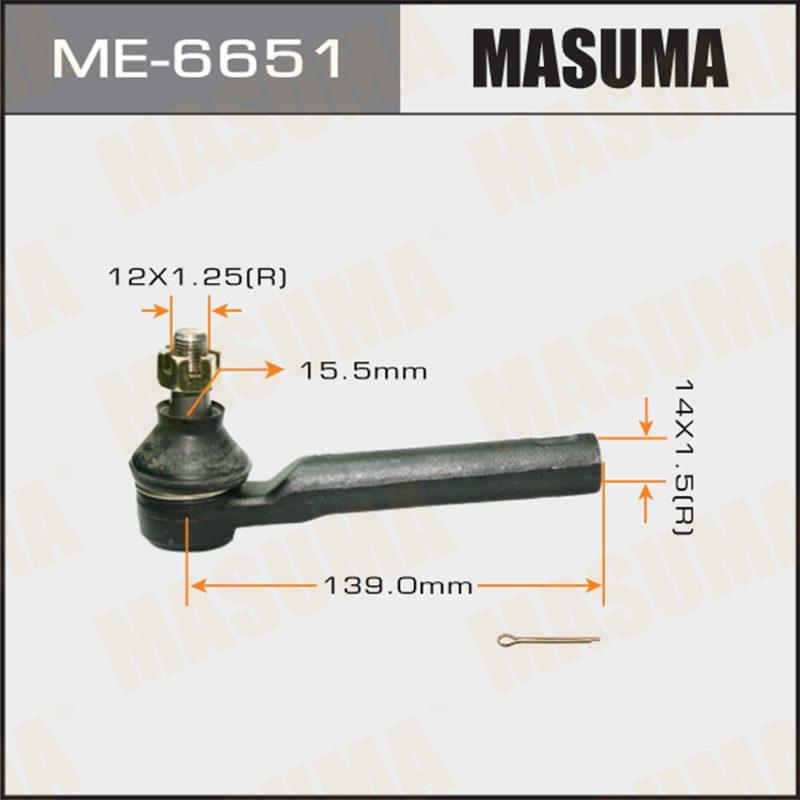 Накінечник кермової тяги MASUMA ME6651