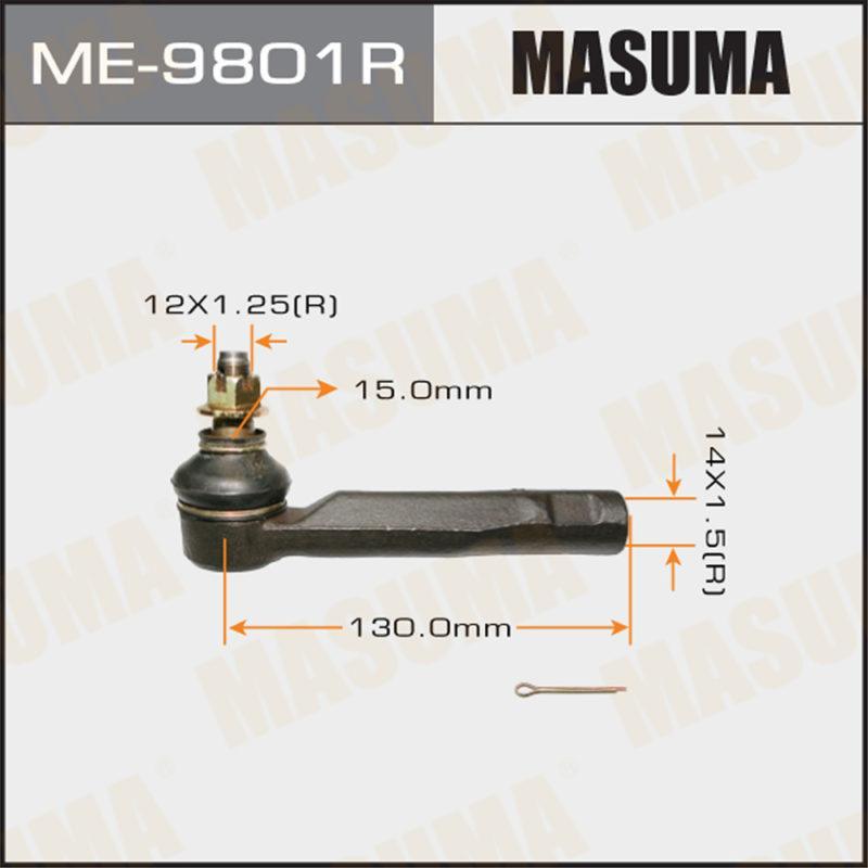 Наконечник рулевой тяги MASUMA ME9801R