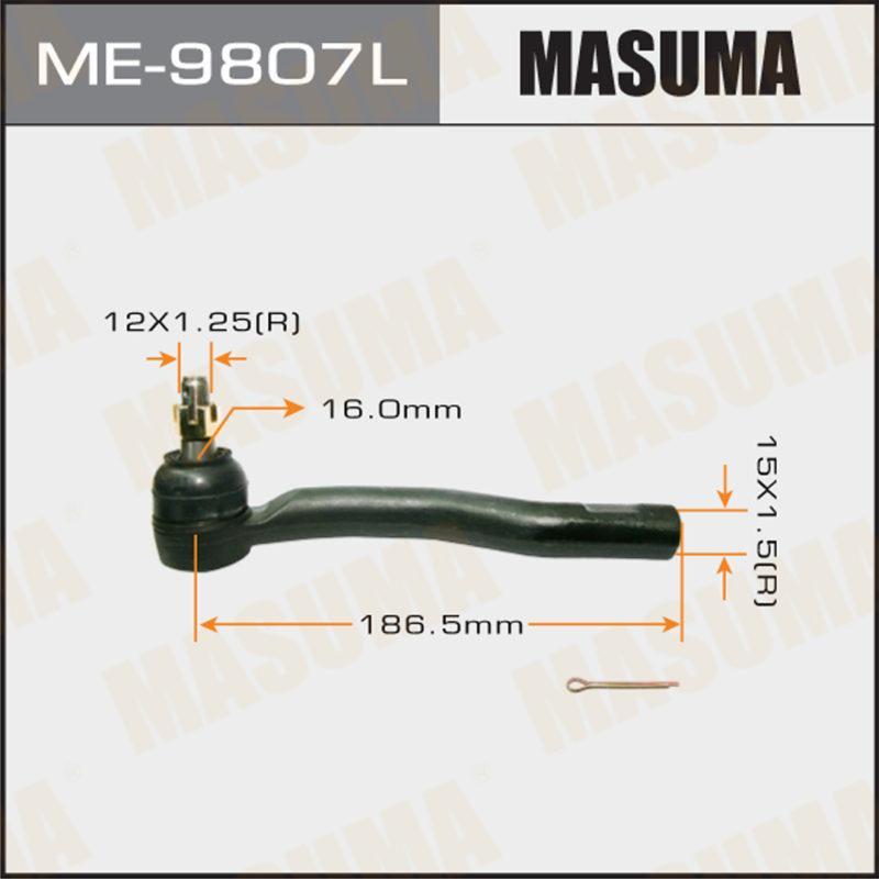 Накінечник кермової тяги MASUMA ME9807L