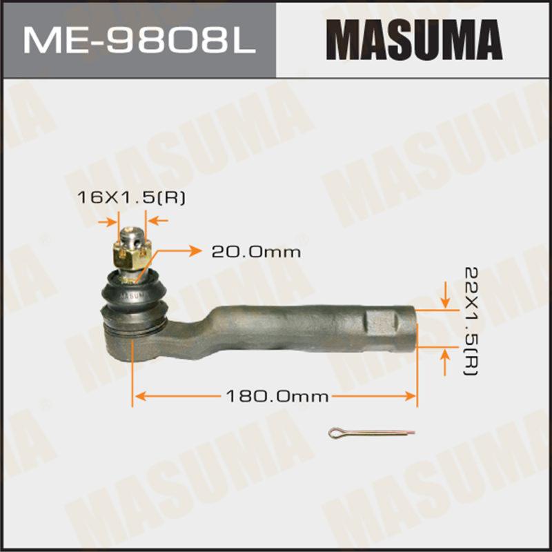 Наконечник рулевой тяги MASUMA ME9808L