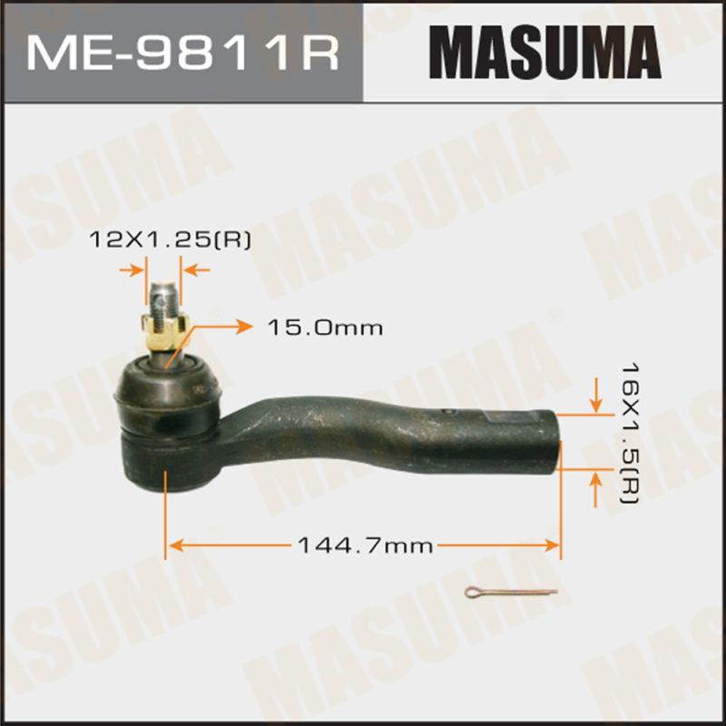Наконечник рулевой тяги MASUMA ME9811R