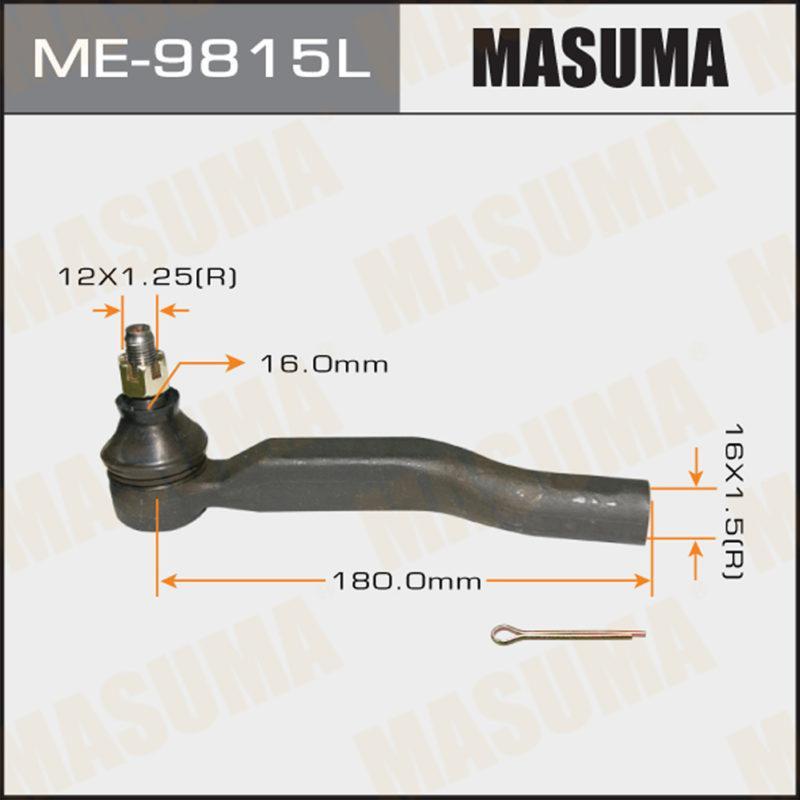 Наконечник кермової тяги MASUMA ME9815L