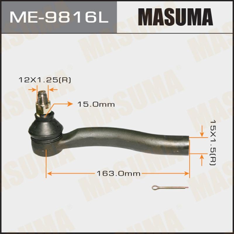 Наконечник кермової тяги MASUMA ME9816L