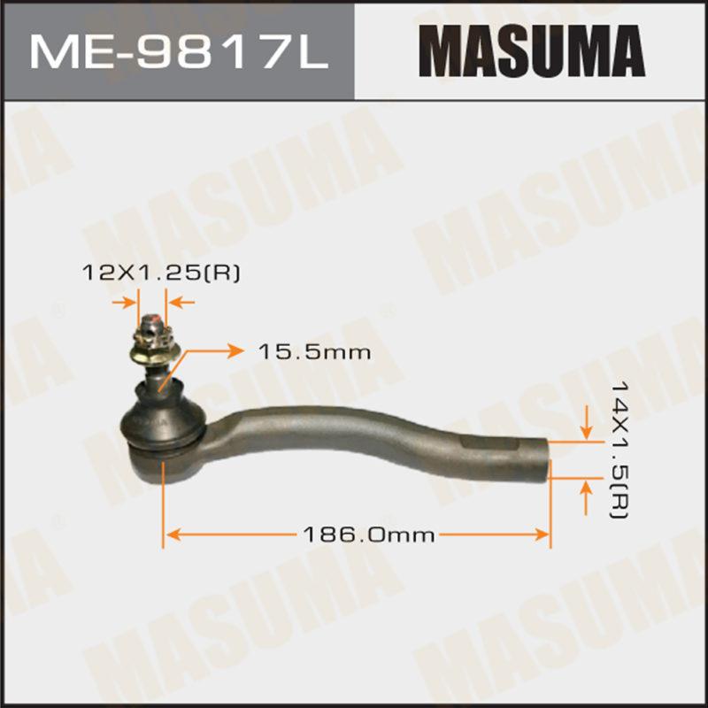 Наконечник кермової тяги MASUMA ME9817L