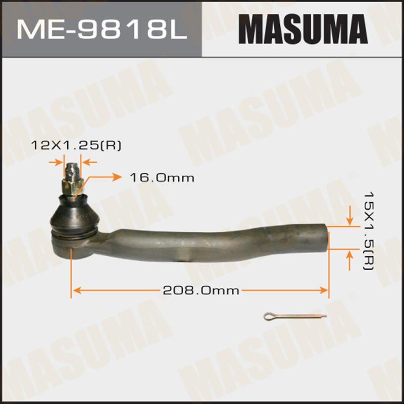 Накінечник кермової тяги MASUMA ME9818L