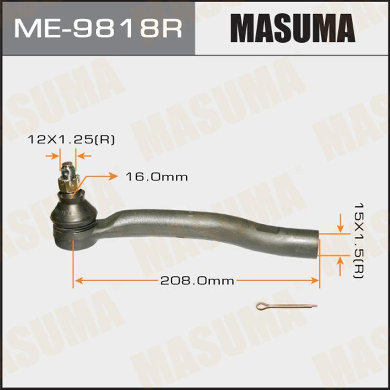 Наконечник рулевой тяги MASUMA ME9818R