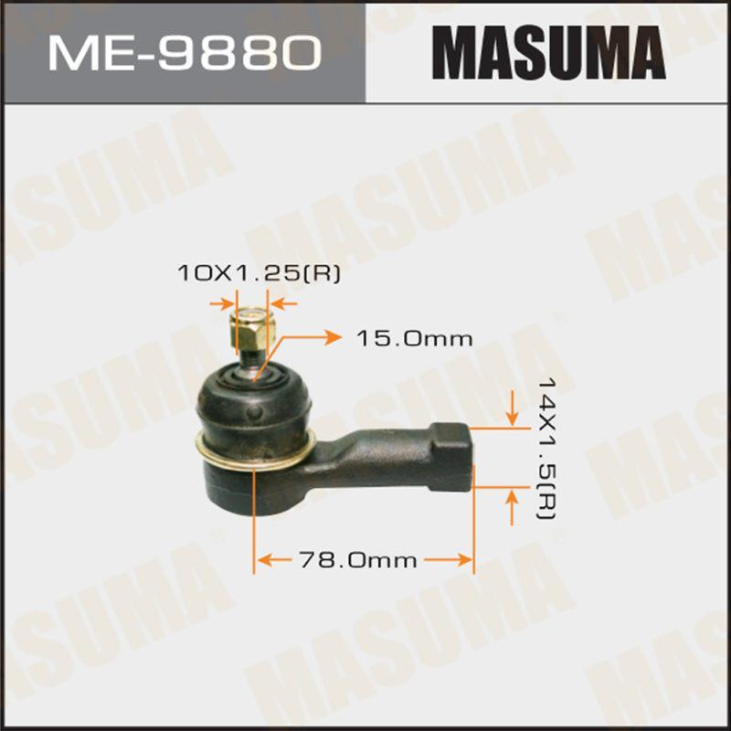 Наконечник кермової тяги MASUMA ME9880