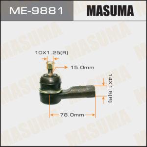 Накінечник кермової тяги MASUMA ME9881