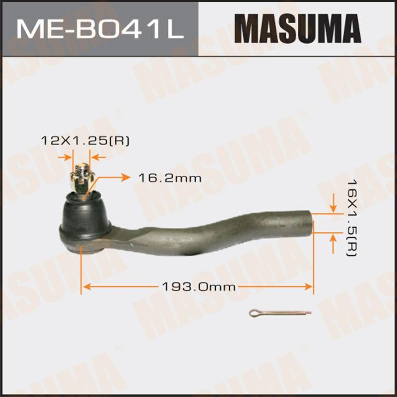 Накінечник кермової тяги MASUMA MEB041L