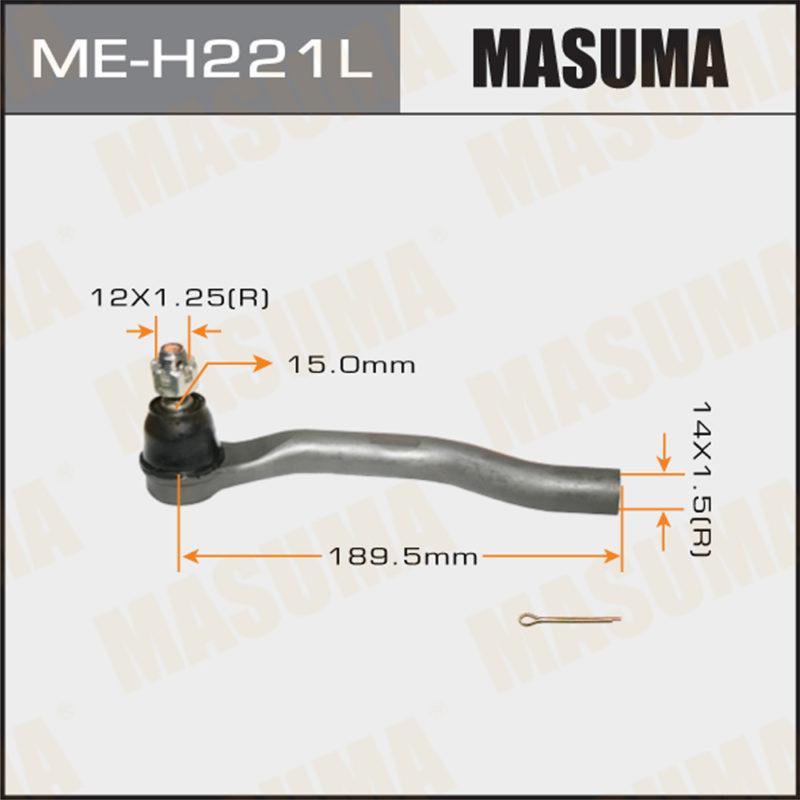Наконечник кермової тяги MASUMA MEH221L