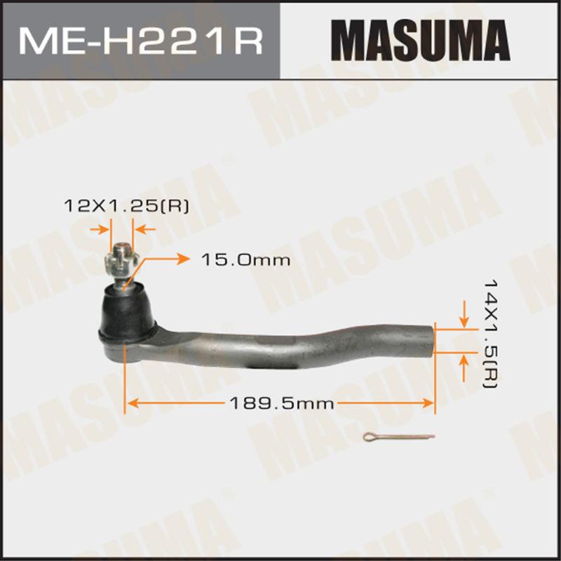 Наконечник кермової тяги MASUMA MEH221R