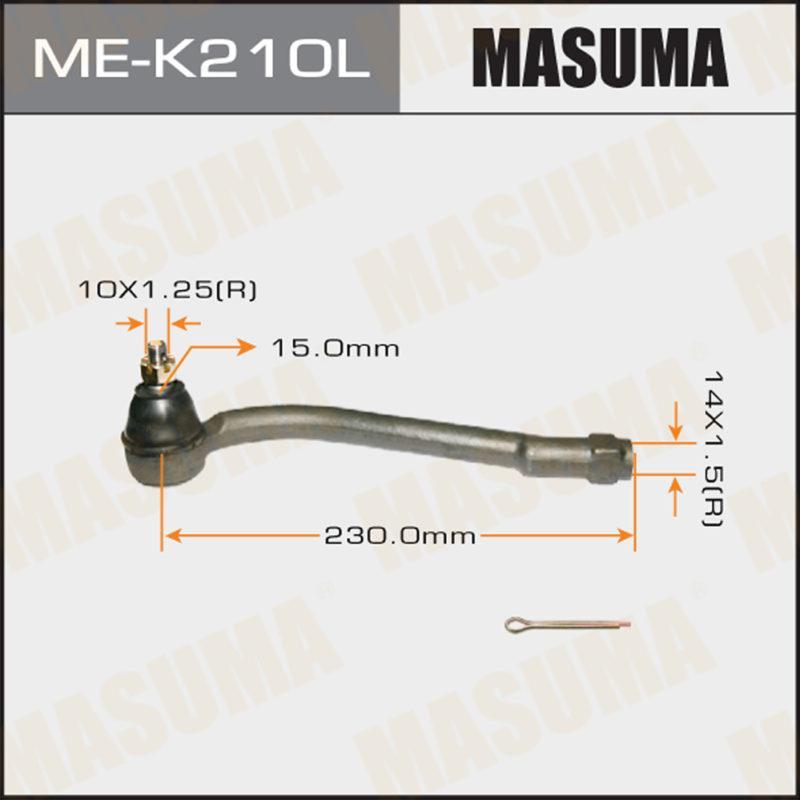 Наконечник кермової тяги MASUMA MEK210L