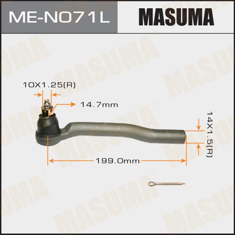 Накінечник кермової тяги MASUMA MEN071L