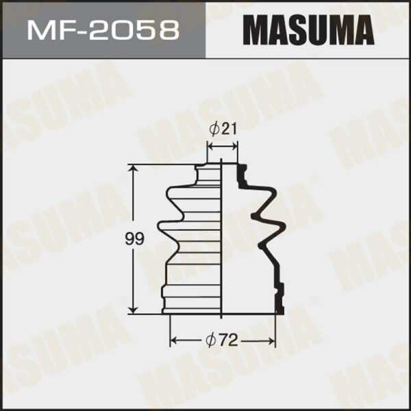 Пыльник ШРУСа MASUMA MF2058