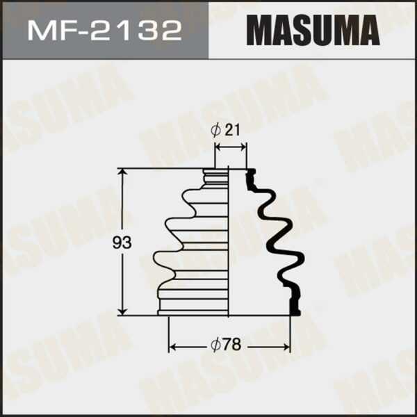 Пыльник ШРУСа MASUMA MF2132