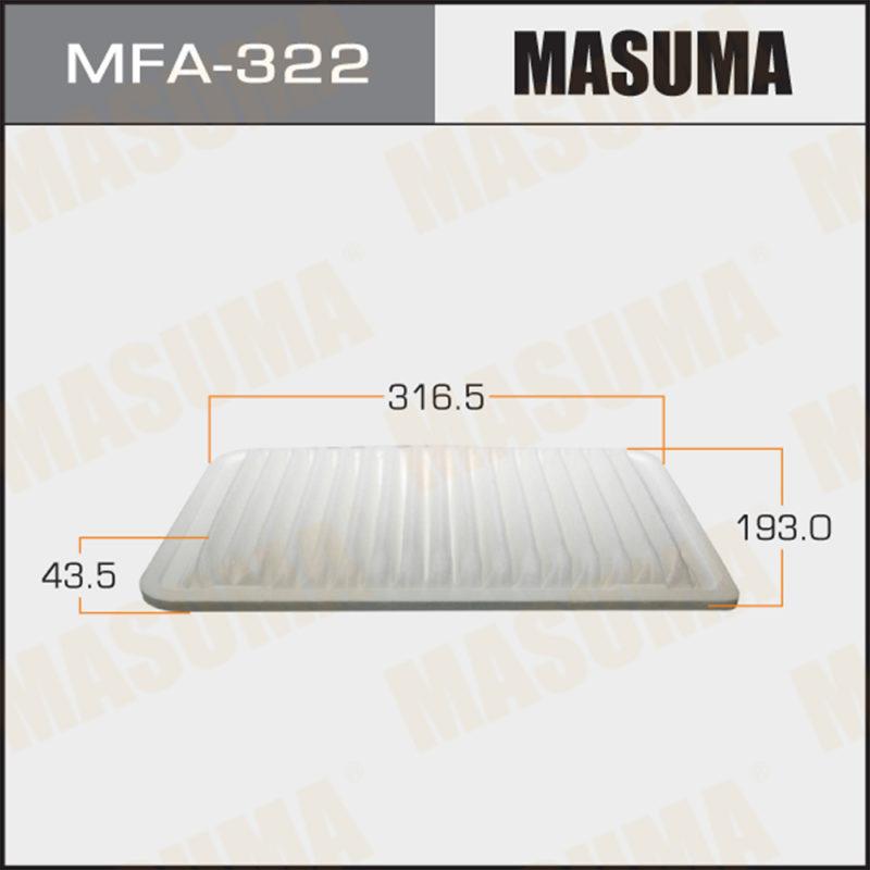 Повітряний фільтр MASUMA MFA322