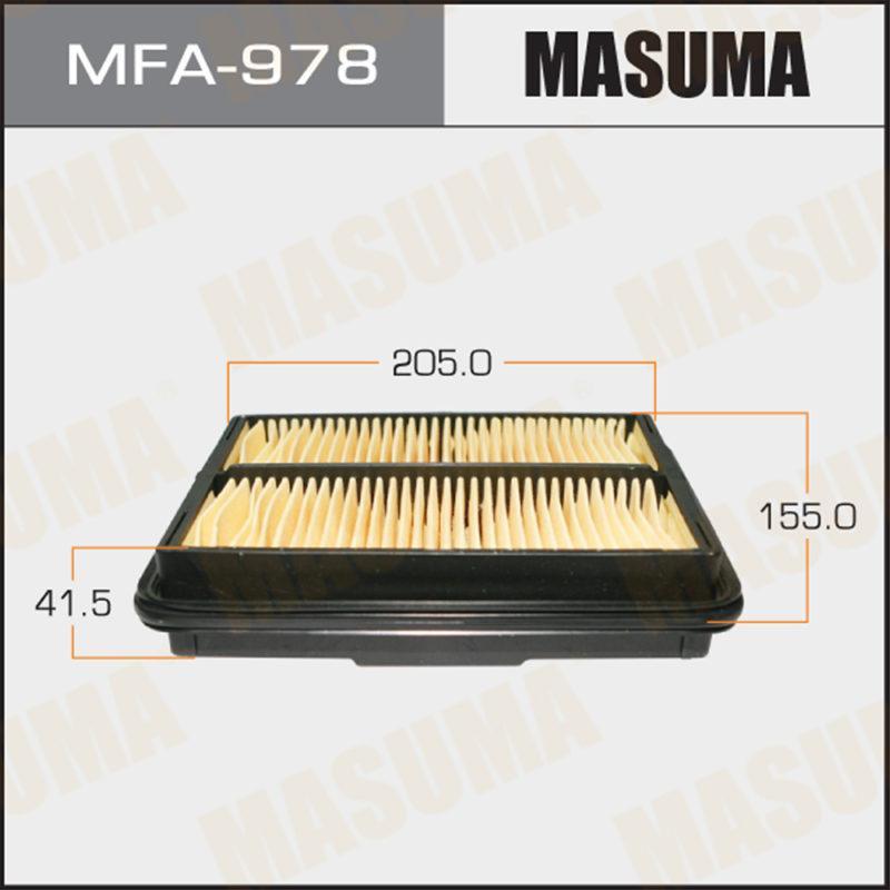 Повітряний фільтр MASUMA MFA978