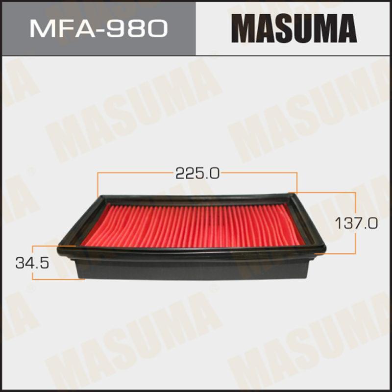 Воздушный фильтр MASUMA MFA980