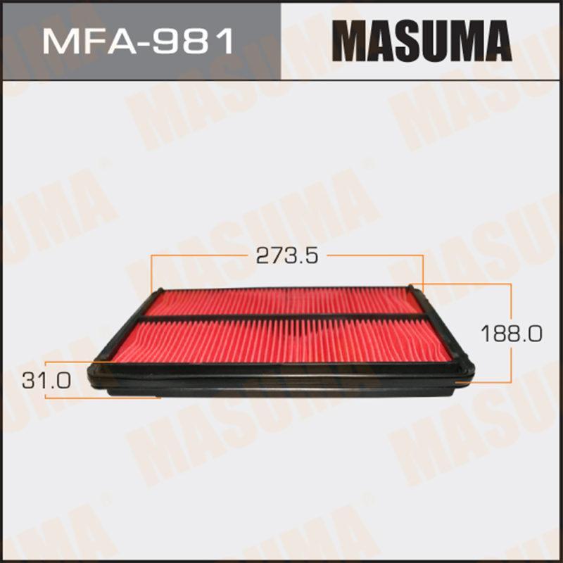 Воздушный фильтр MASUMA MFA981