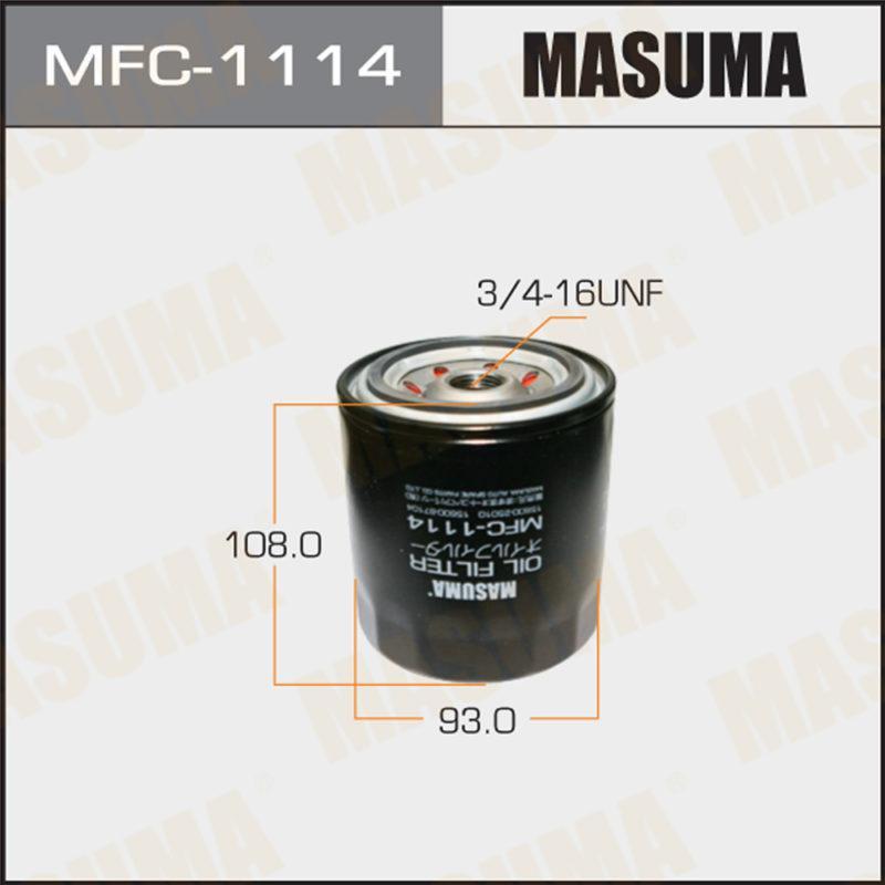 Масляный фильтр MASUMA MFC1114