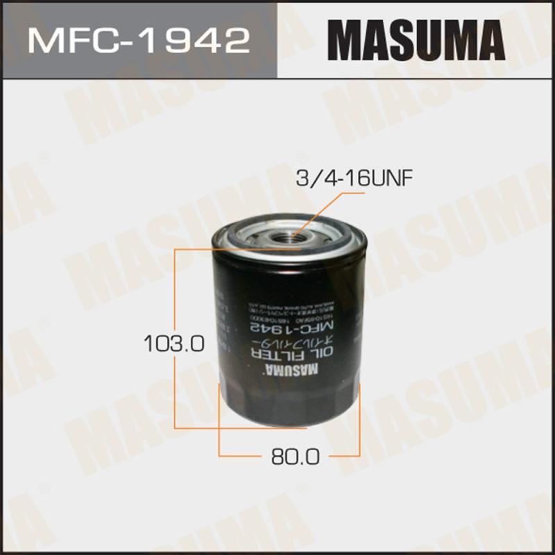 Масляний фільтр MASUMA MFC1942