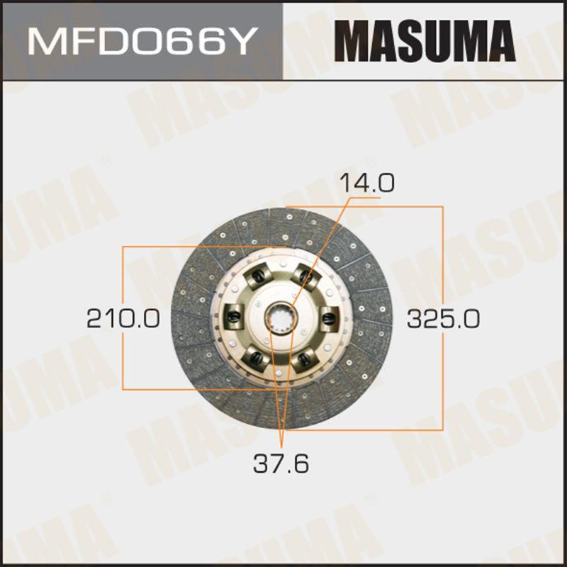 Диск зчеплення MASUMA MFD066Y