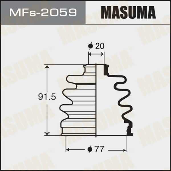 Пыльник ШРУСа MASUMA MFs2059