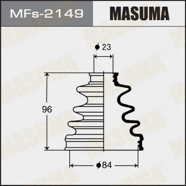 Пильовик ШРУСу MASUMA MFs2149