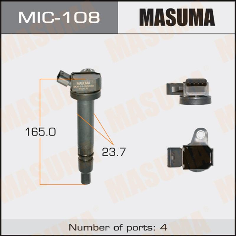 Котушка запалювання MASUMA MIC108