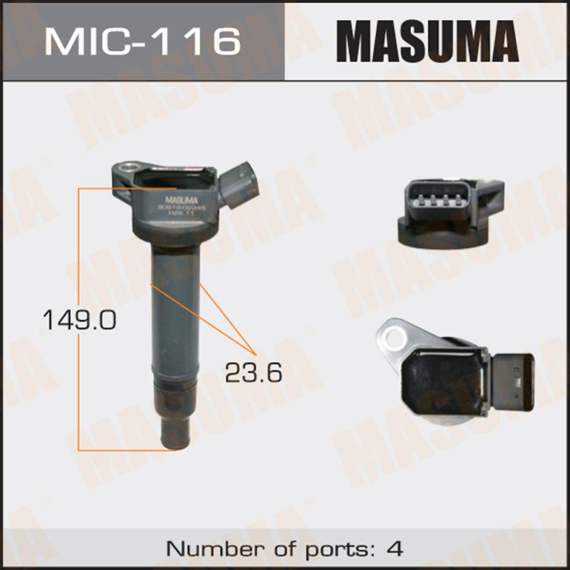 Катушка зажигания MASUMA MIC116