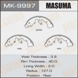 Колодки  барабанные MASUMA MK9997
