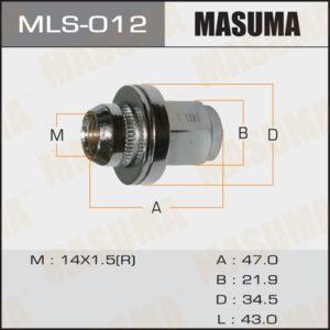 Гайка MASUMA MLS012
