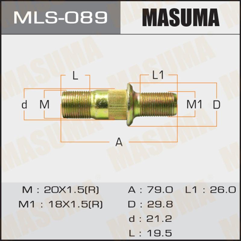 Шпилька для грузовика MASUMA MLS089