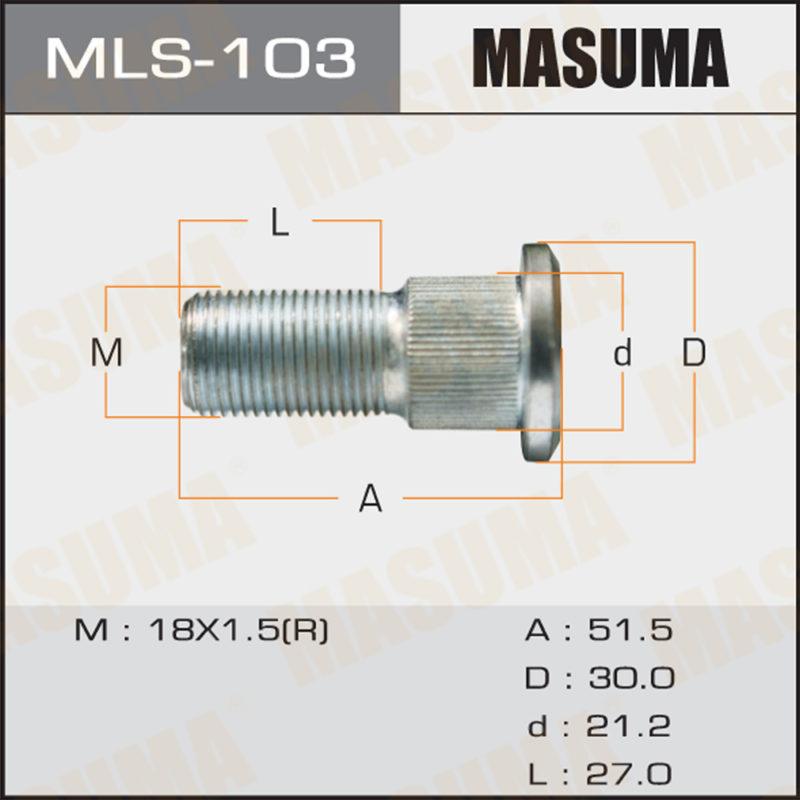 Шпилька для грузовика MASUMA MLS103