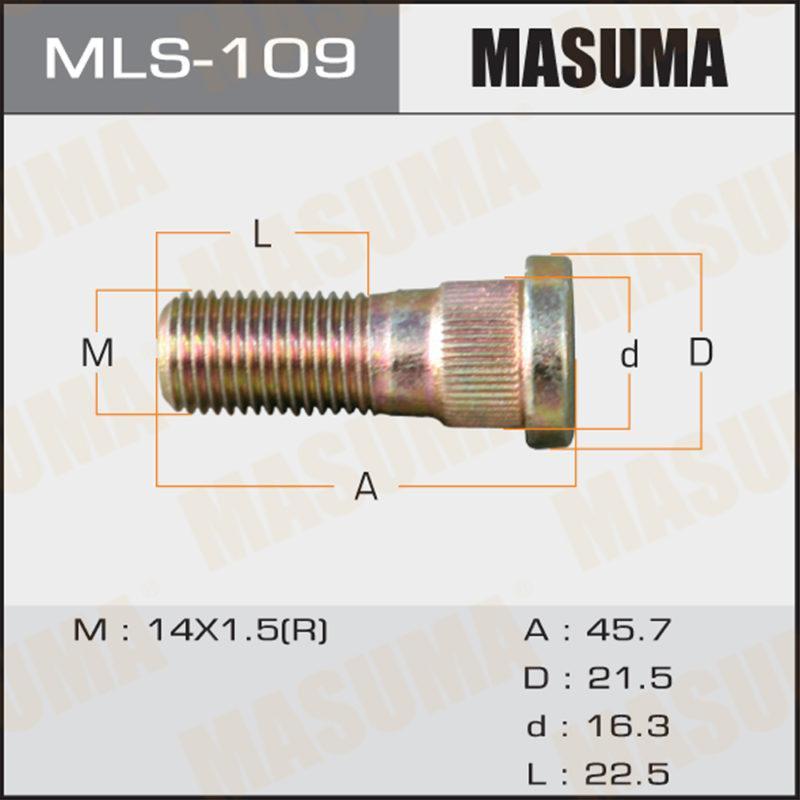 Шпилька для грузовика MASUMA MLS109