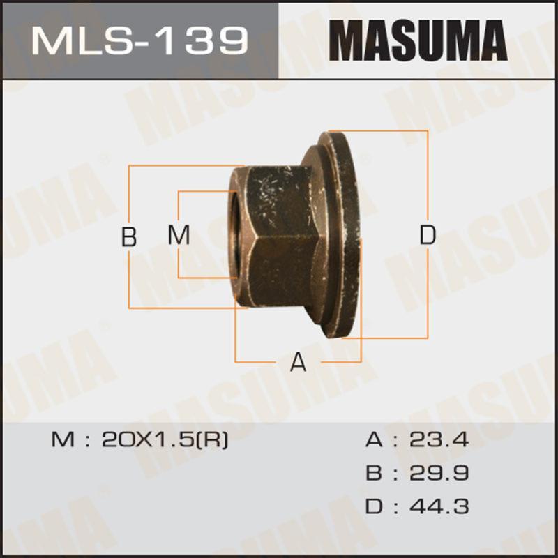 Гайка для грузовика MASUMA MLS139