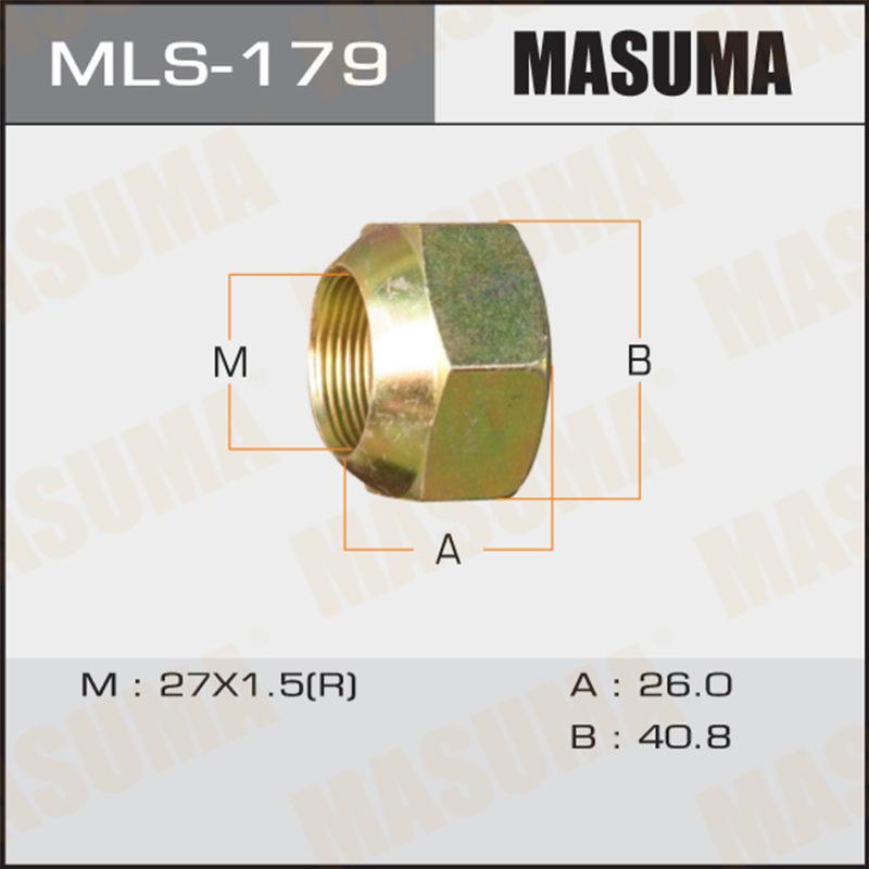 Гайка до вантажівки MASUMA MLS179