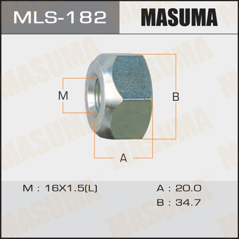 Гайка до вантажівки MASUMA MLS182