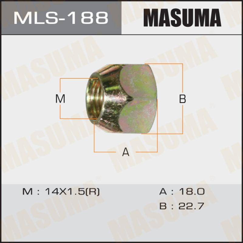 Гайка до вантажівки MASUMA MLS188
