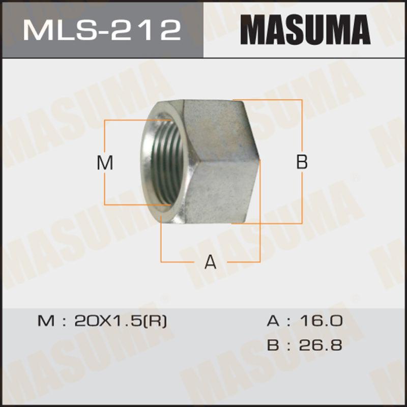 Гайка для грузовика MASUMA MLS212